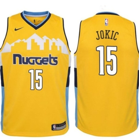denver nuggets yellow jersey
